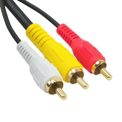 Cabo 3 Rca x 3 Rca Audio e Video Tv Dvd 1.5 Metros Blu-ray - comprar online
