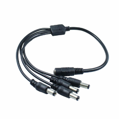 Cabo Divisor para Fita de Led com 4 cabos e conector p4