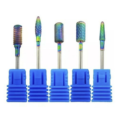 Kit 5 Brocas De Tungstênio Para Unha De Acrigel Porcelana