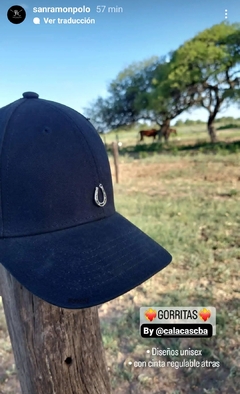 Gorra HERRADURA • NEGRO • - comprar online