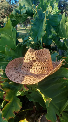 Sombrero Texano • JUSTINA • Tostado - tienda online