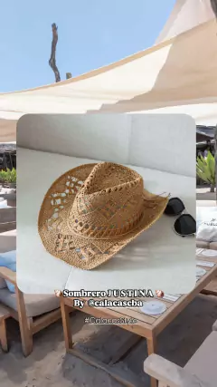 Sombrero Texano • JUSTINA • Tostado - comprar online