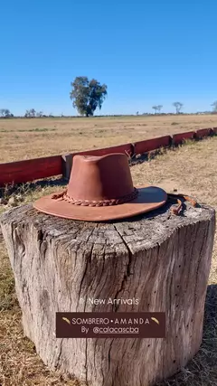 Sombrero de Cuero - AMANDA