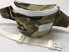 RIÑONERA CAMUFLADA VERDE OSCURO