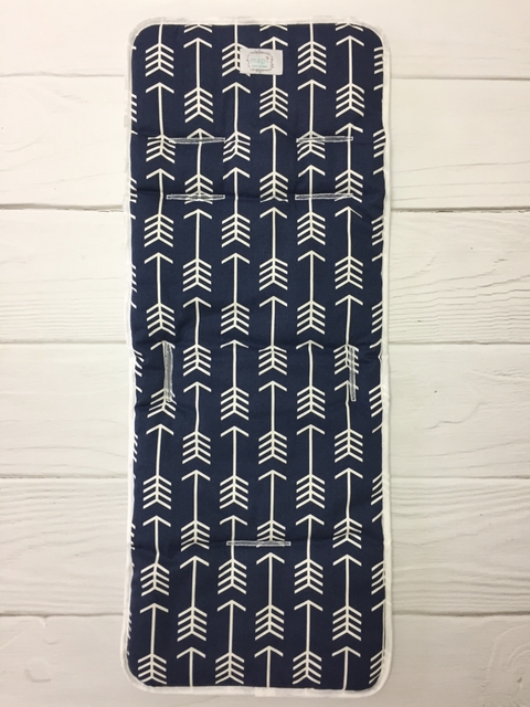 COLCHONCITO AZUL CON FLECHAS