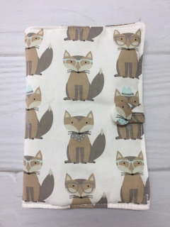 FUNDA LIBRETA SANITARIA ZORROS