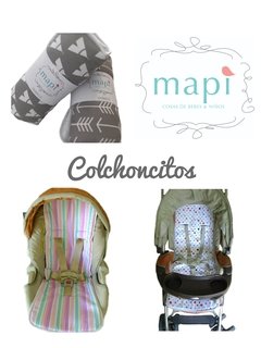 COLCHONCITO CHEVRON AMARILLO Y BLANCO en internet