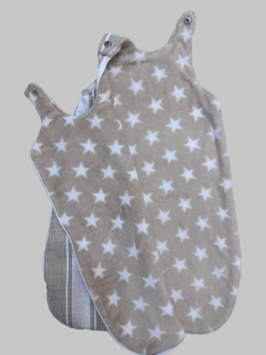 BOLSA DE DORMIR RAYADA BIEGE Y BLANCO - comprar online