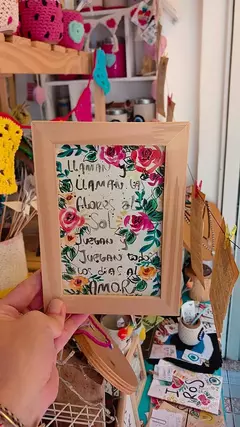 CUADRITO MEDIANO. FLORES AL SOL - comprar online