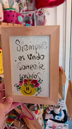 CUADRITO MEDIANO. SONREIR CON VOS - comprar online