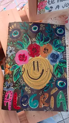 Imagen de CUADERNO ARTESANAL A5. NEGRO