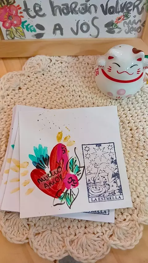 TARJETONES MIN. ESTRELLA CORA - comprar online