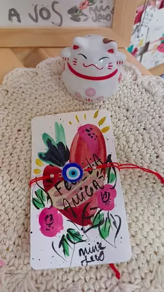 Pulsera amistad dije acrílico