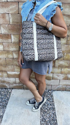 Bolso playero animal print - tienda online