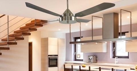 ventilador de techo palas de acero