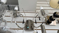 APLIQUE 2 LUCES CRISTAL C/CAIRELES NEGRO - A05-5374CR - comprar online