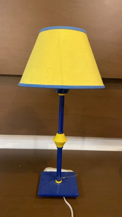 VELADOR AZUL Y AMARILLO A78-1108 - comprar online