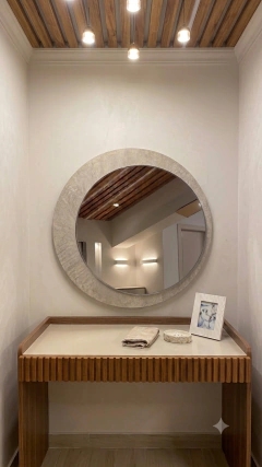 ESPEJO CIRCULAR MADERA D55-CIRCULAR