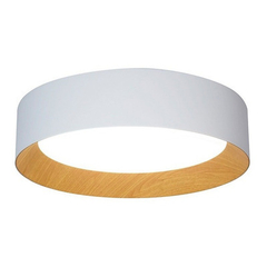 Plafon Led Barcelona 40w Dimerizable Simil Madera Deco Puro - comprar online