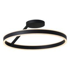 Plafon Aro Led Moderno 40cm Negro L7466n Diseño Mks - comprar online