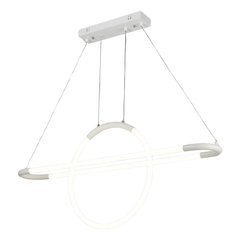 Colgante Led Blanco Diseño Mdp93 Dinamico - Su Luz Deco