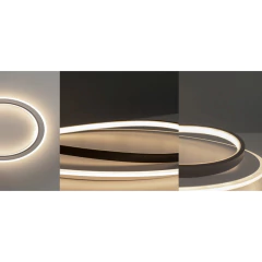 Plafon Led Bees Negro Redondo 50cm - Su Luz Deco