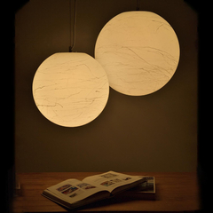 Lampara Colgante Bulan 50cm Diseño Moderno - tienda online