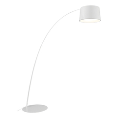 Lampara De Pie Curva Moderna Tepic Blanca Apto Led Diseño en internet