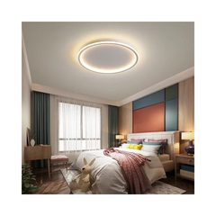 Plafón Aplique Led Redondo Niza Blanco 50cm - Su Luz Deco