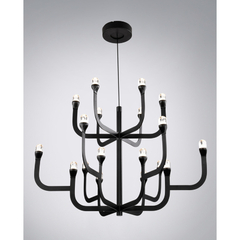 Colgante Araña Brazos Planos Jey-18 Negra - comprar online