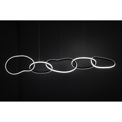 Colgante Led Garrid 86w Led Negro en internet