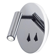 Aplique Led Bed Duplo Con Interruptor Cromo en internet