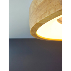 Plafon Led Manantiales Deco Diseño Moderno Madera Ecologica - Su Luz Deco