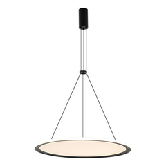Colgante Led Moderno Regulable H80 Negro Control Remoto Tz - comprar online