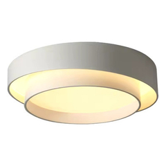 Plafon Led Sal Blanco Aplique 50cm 38w Luz Calida Dx - comprar online