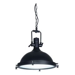 Lampara Colgante Industrial Terastia Negro Naval Metal Lk - comprar online