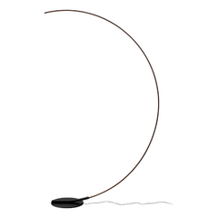 Lampara De Pie Curva Moderna Morti Negra Led Dimerizable en internet