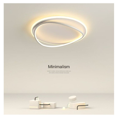 Lámpara Plafón Aplique Led Daxa Blanco 54w 50cm Deco Dx - Su Luz Deco