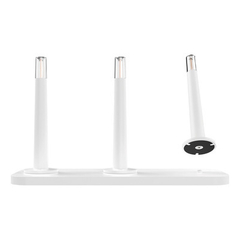 Kit X3 Velador De Mesa Candle + Base De Carga Blanco Mc - comprar online