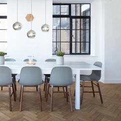 Lampara Colgante Tom Triple Plata 3 Luces 15cm Apto Led - comprar online