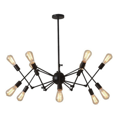 Araña Colgante Moderno Deco Spider 12 Luces Apto Led Movil - comprar online
