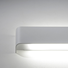 Aplique Pared Leuk Momo 1 Aluminio Blanco 24w - comprar online