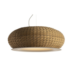 Lampara Colgante Led Valle L Tejido Natural Bl 78cm Mmo - comprar online