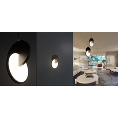 Colgante Led Pacman Suspender 19161 Negro - tienda online