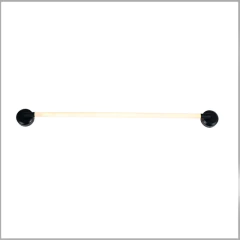 Aplique Pared Hang L Negro Barral Led 18w Deco Moderno en internet