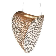 Colgante Led Snail Xl Madera Corte Laser 80cm Moderno Gmg - comprar online