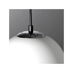 Lampara Colgante Globo Fotia 1 20cm Vidrio Opal Satinado - Su Luz Deco