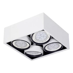 Plafon 1 Luz Blanco Cardanico Ar111 Berdy Alta Calidad
