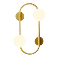 Aplique De Pared 2 Luces Trust Oro Apto Led G9 Moderno Cie - comprar online