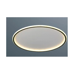 Plafon Led Borde Negro Redondo L9175 50cm en internet